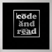 Code en lees Dyslexie Waakzaamheid Therapist Graph Poster (Voorkant)