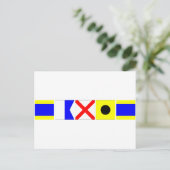 Code Flag David Briefkaart (Staand voorkant)