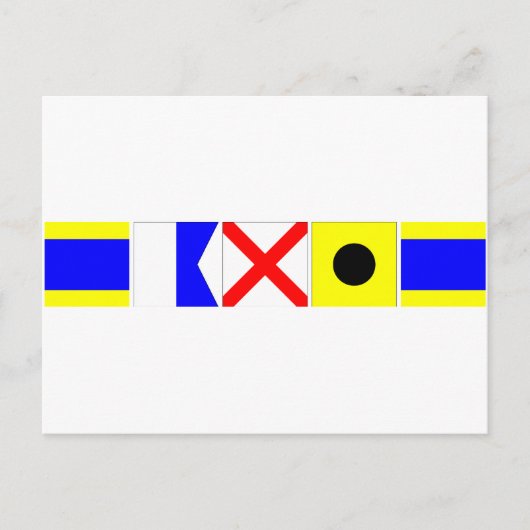 Code Flag David Briefkaart (Voorkant)