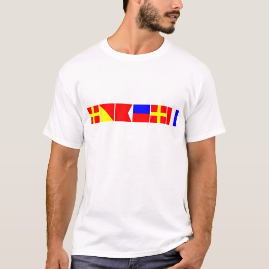 Code Flag Robert T-shirt (Voorkant)