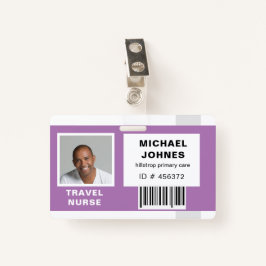 code foto-naamlabel van werkbalk badge