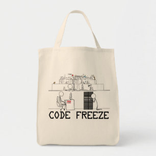Code Freeze Bag Tote Bag