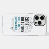 Code Future Build Impossible Hoesje | technisch Ho iPhone Hoesje (Achterkant horizontaal)