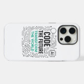 Code Future Transform World Hoesje iPhone Hoesje (Achterkant horizontaal)