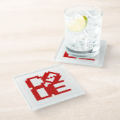 CODE GLAZEN ONDERZETTER (Schuin)