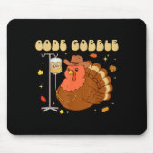 Code Gobble Funny Thanksgiving Nurse Rn Cna Medica Muismat (Voorkant)
