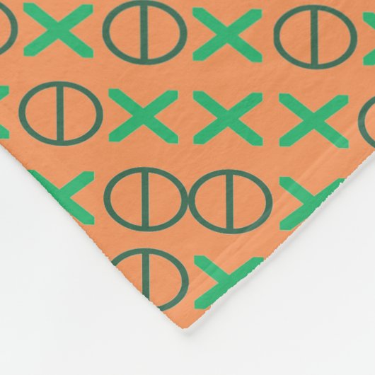 CODE groen Fleece Deken (Hoek)