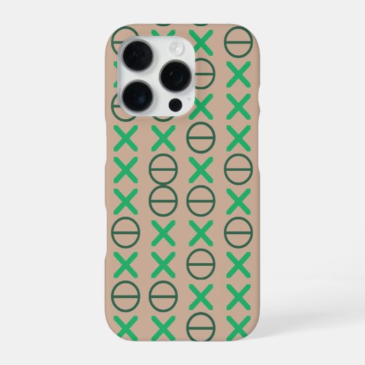 CODE groen neutraal iPhone Hoesje (Achterkant)