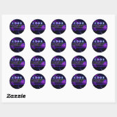 code-hacker ronde sticker (Vel)