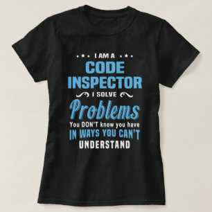 Code inspecteur t-shirt
