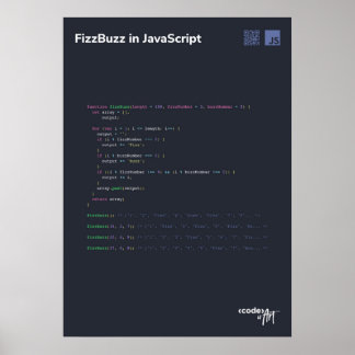 Code is art - code Poster 20 x 28 inch