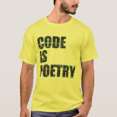 Code is poëzie t-shirt (Voorkant)