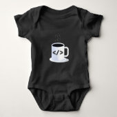 Code Java Coding Coffee Mok Funny Programming Code Romper (Voorkant)