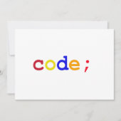CODE KAART (Voorkant)