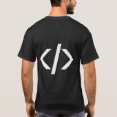 Code Koffie Herhaal Programmeur Ontwikkelaar T-Shi T-shirt (Achterkant)