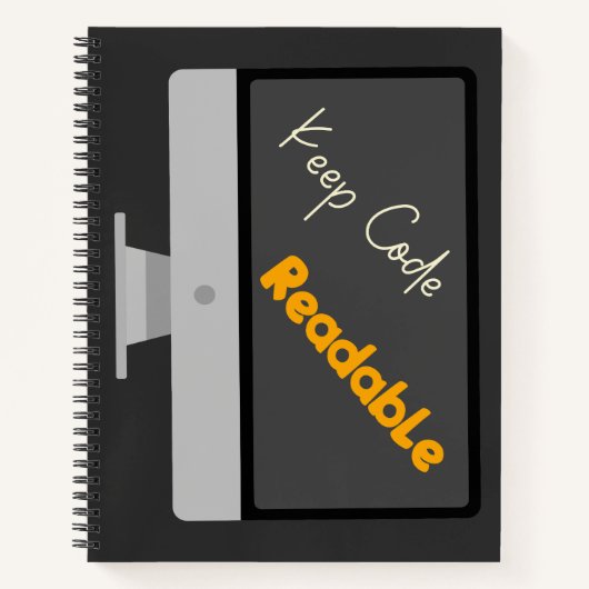 Code leesbaar houden notitieboek (Voorkant)