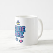 CODE LIFE Mug – For Programmers Who Debug Coffee  Koffiemok (Voorkant rechts)