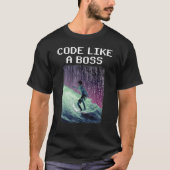 Code like a boss 2 t-shirt (Voorkant)