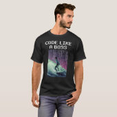 Code like a boss 2 t-shirt (Voorkant volledig)