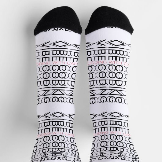 Code Loops & Cafeïne Vibes Sokken (Top)
