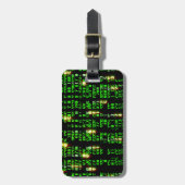 Code matrix bagagelabel (Voorkant verticaal)