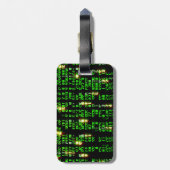 Code matrix bagagelabel (Achterkant verticaal)