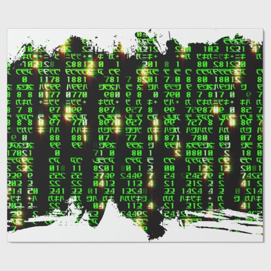 Code matrix cadeaupapier (Vlak)