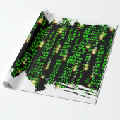 Code matrix cadeaupapier (Uitgerold)