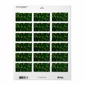 Code matrix etiket (Full Sheet)