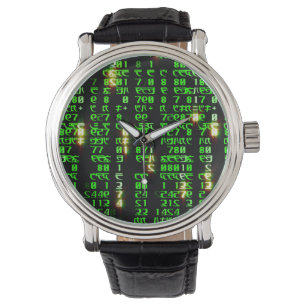 Code matrix horloge
