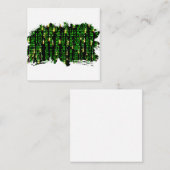 Code matrix informatiekaartje (Voorkant / Achterkant)