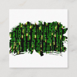 Code matrix informatiekaartje