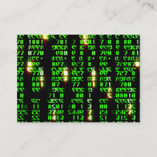 Code matrix informatiekaartje