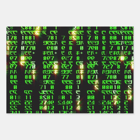 Code matrix inpakpapier vel (Voorkant 2)