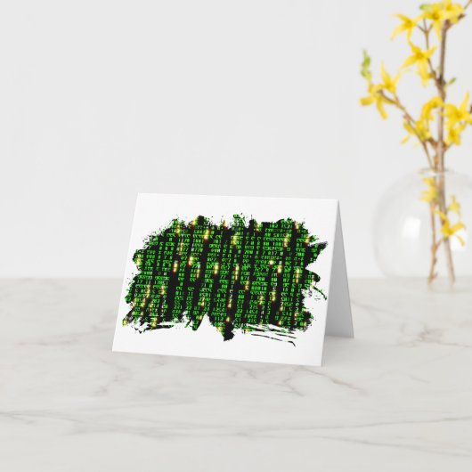 Code matrix kaart (Gele Bloem)