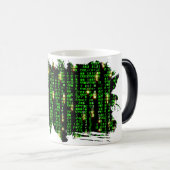 Code matrix magische mok (Voorkant rechts)