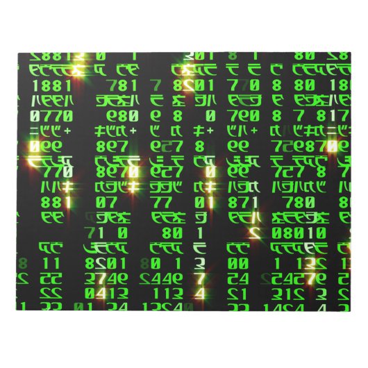 Code matrix notitieblok (Voorkant)