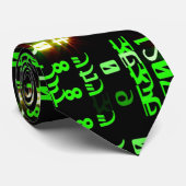 Code matrix stropdas (Opgerold)