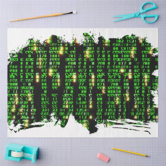 Code matrix tissuepapier (Craft)