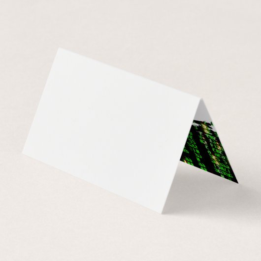 Code matrix visitekaartje (Achterkant)