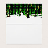 Code matrix visitekaartje (Binnenkant ongevouwen)