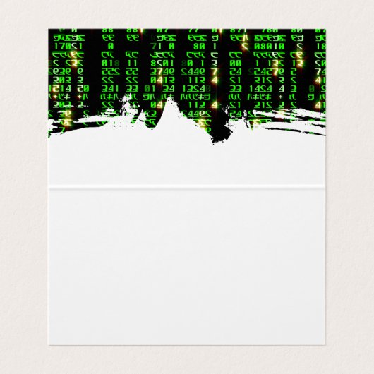 Code matrix visitekaartje (Binnenkant ongevouwen)