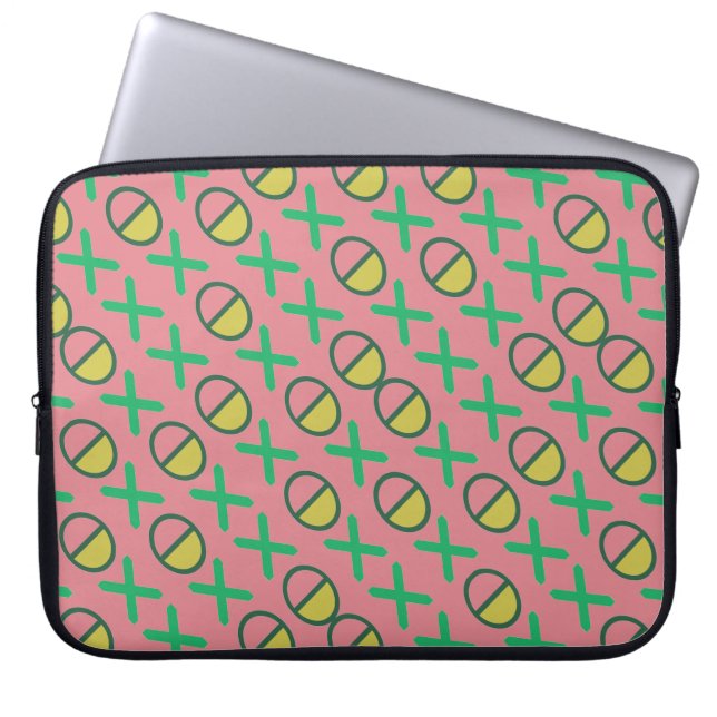 CODE-microgele giraal Laptop Sleeve (Voorkant)