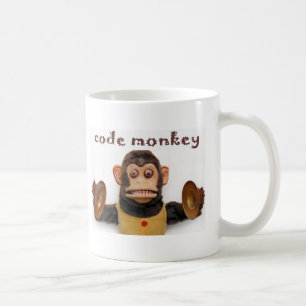 Code monkey Coffee Cup Mok computerprogramma