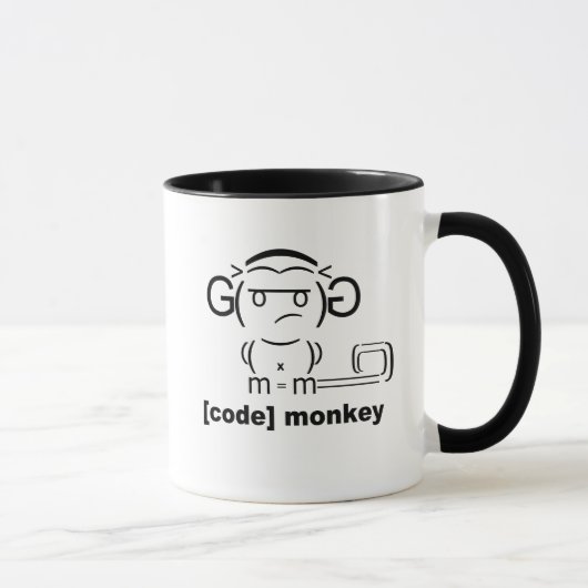 [Code] Monkey Coffee Mok (Rechts)