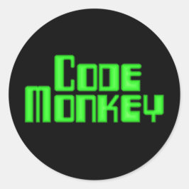 Code Monkey Sticker