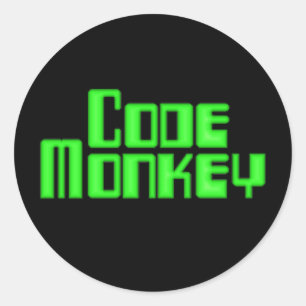 Code Monkey Sticker