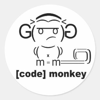 [Code] Monkey Sticker