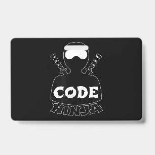 Code Ninja Computer Codeur Ingenieur Grappige Lief Badge