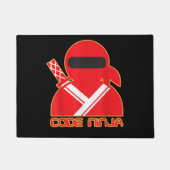 Code Ninja Computer Coding Engineer Funny Lovers Deurmat (Voorkant)
